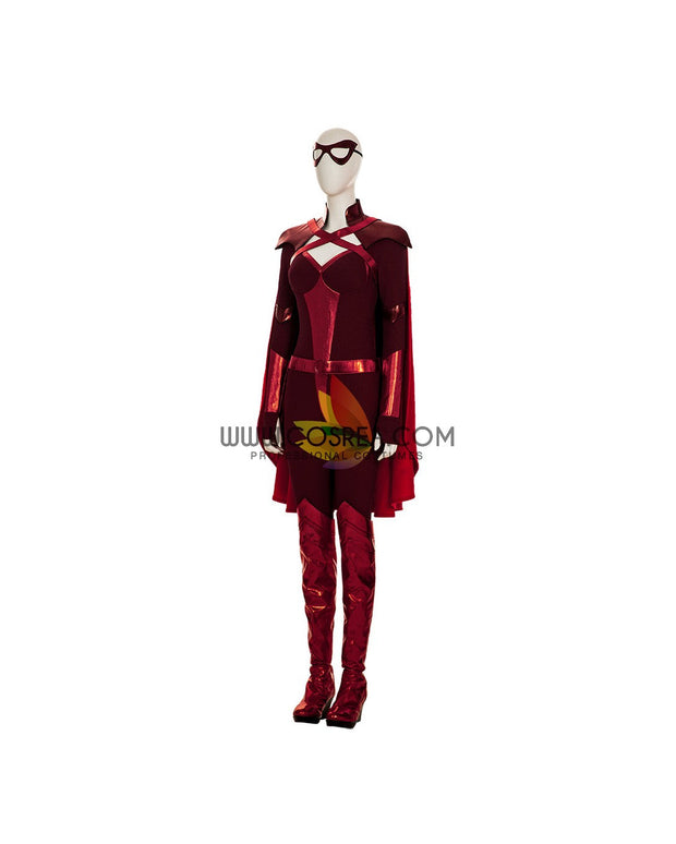 Cosrea TV Costumes Crimson Countess The Boys Textured Fabric Cosplay Costume