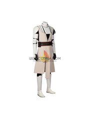 Cosrea TV Costumes Obi-Wan Kenobi Clone Wars PU Leather Cosplay Costume