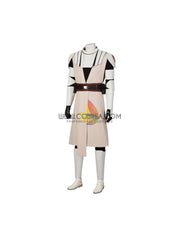 Cosrea TV Costumes Obi-Wan Kenobi Clone Wars PU Leather Cosplay Costume