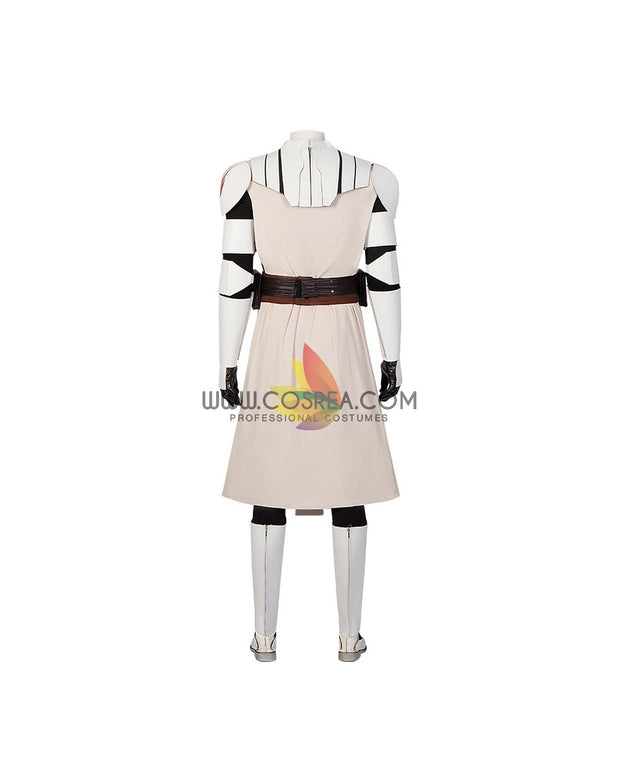 Cosrea TV Costumes Obi-Wan Kenobi Clone Wars PU Leather Cosplay Costume