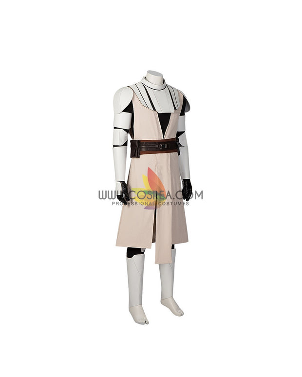 Cosrea TV Costumes Obi-Wan Kenobi Clone Wars PU Leather Cosplay Costume