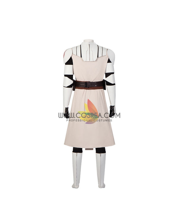 Cosrea TV Costumes Obi-Wan Kenobi Clone Wars PU Leather Cosplay Costume