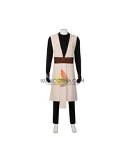 Cosrea TV Costumes Obi-Wan Kenobi Clone Wars PU Leather Cosplay Costume