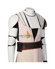 Cosrea TV Costumes Obi-Wan Kenobi Clone Wars PU Leather Cosplay Costume