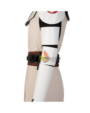 Cosrea TV Costumes Obi-Wan Kenobi Clone Wars PU Leather Cosplay Costume