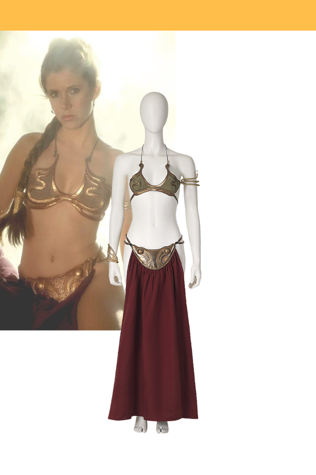 Cosrea TV Costumes Princess Leia Slave Outfit Cosplay Costume