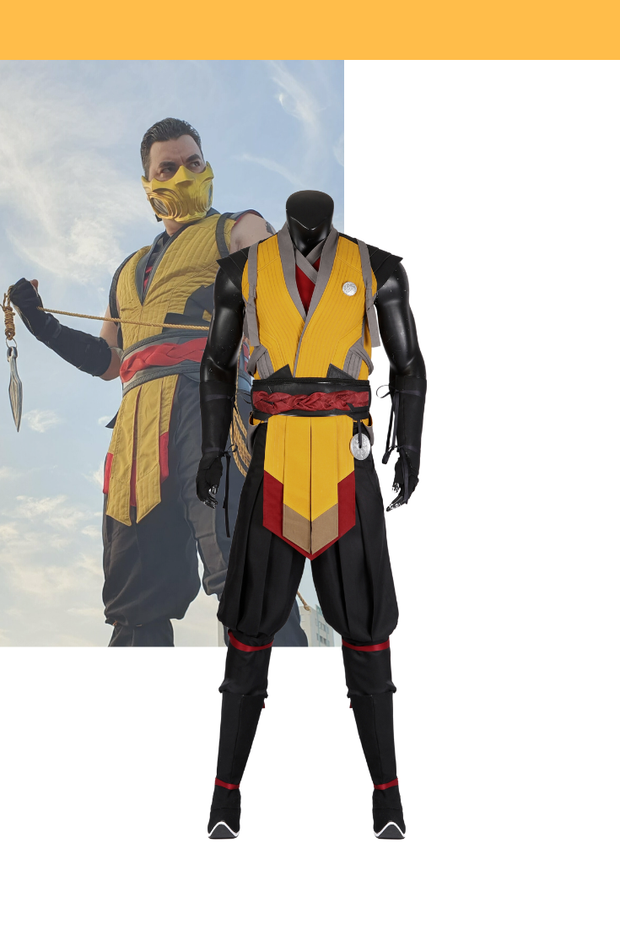 Cosrea TV Costumes Scorpion Mortal Kombat 1 Cosplay Costume