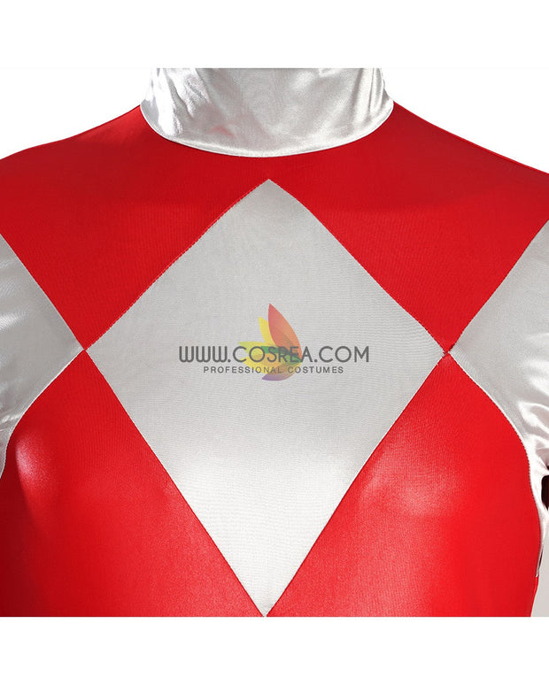 Cosrea TV Costumes T Rex Red Ranger Power Ranger Cosplay Costume