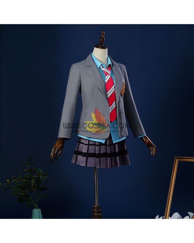 Cosrea U-Z Kaori Miyazono Your Lie in April Uniform Fabric Cosplay Costume