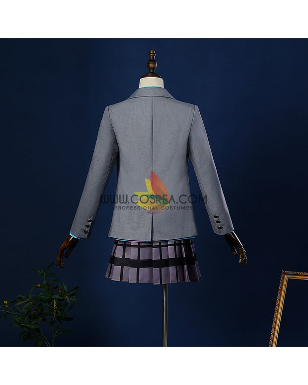 Cosrea U-Z Kaori Miyazono Your Lie in April Uniform Fabric Cosplay Costume