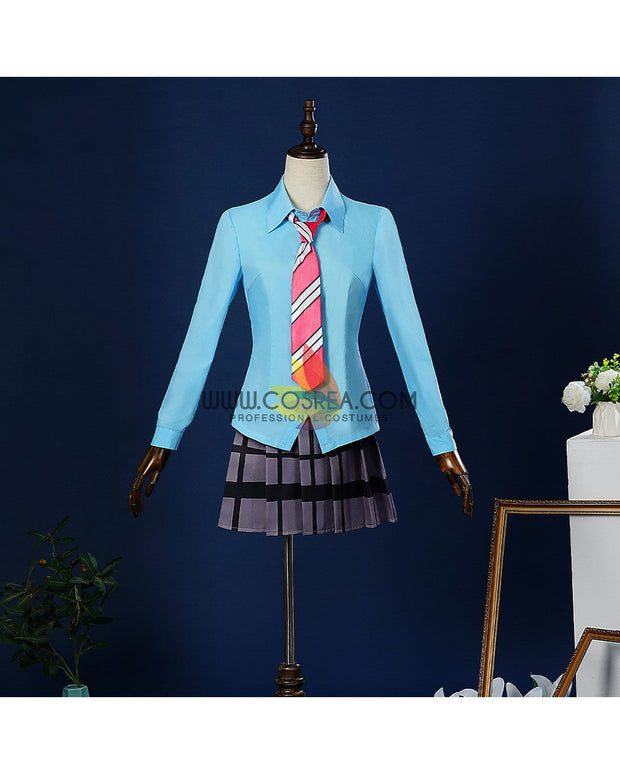 Cosrea U-Z Kaori Miyazono Your Lie in April Uniform Fabric Cosplay Costume