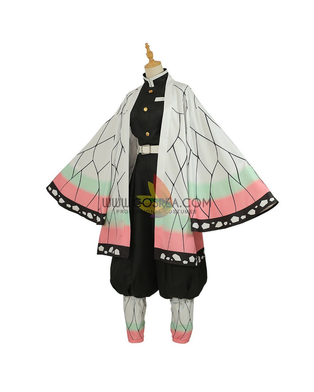 Demon Slayer Shinobu Kocho Insect Hashira Cosplay Costume - Cosrea Cosplay