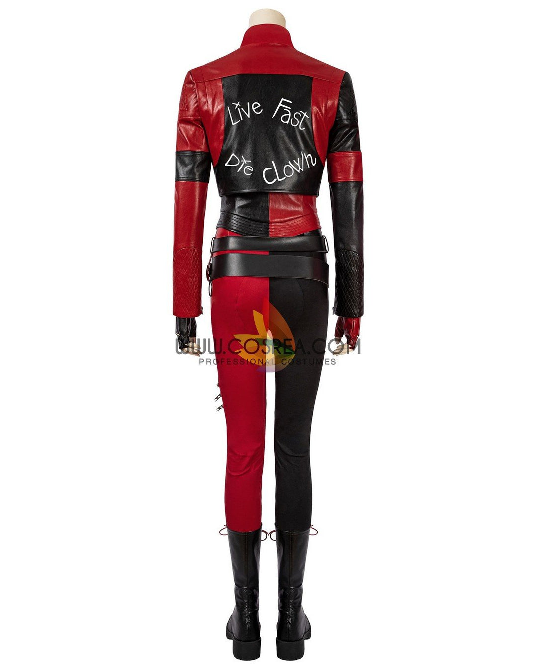 Harley Quinn Suicide Squad 2 PU Leather Cosplay Costume - Cosrea Cosplay