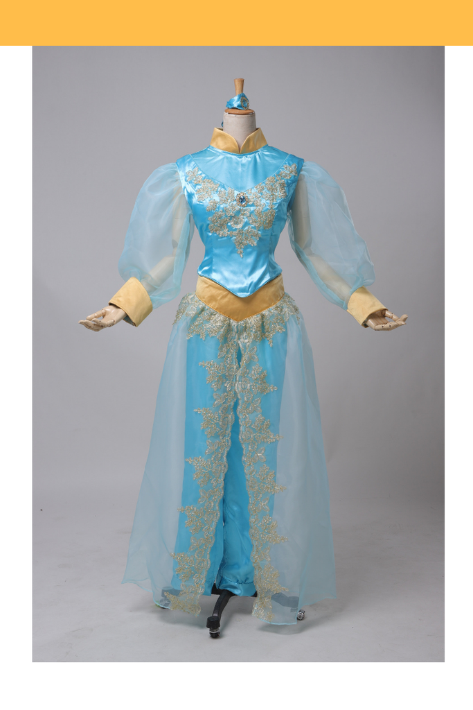 Disney Aladdin Princess Jasmine Dress Cosplay Costume - Nuova