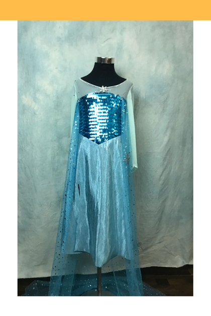 Frozen Elsa Ice Queen Girls Size Cosplay Costume - Cosrea Cosplay