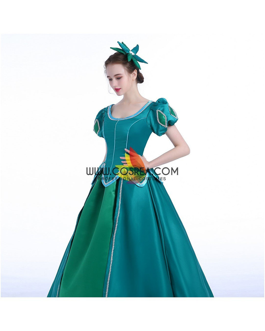 Princess Ariel Emerald Green Little Mermaid Cosplay Costume Cosrea Cosplay