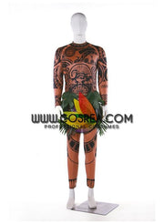 Cosrea Disney No Option Moana Chief Tui Printed Cosplay Costume