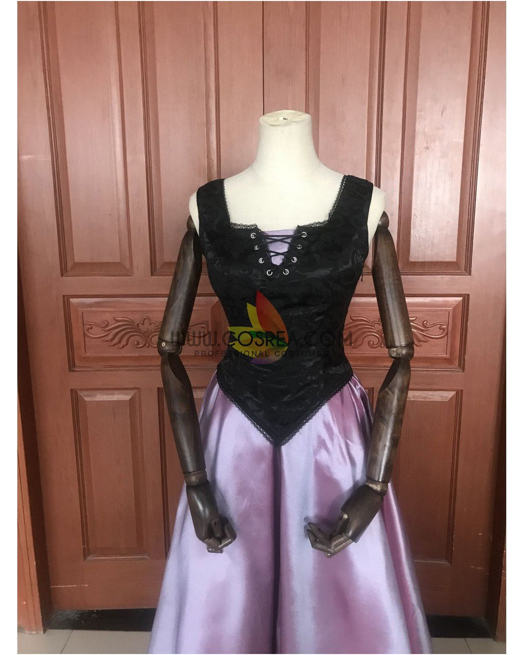 Princess Aurora Briar Rose Satin Sleeping Beauty Cosplay Costume - Cosrea  Cosplay