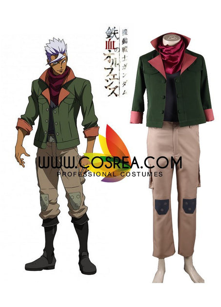 Gundam Orga Itsuka Tekkadan Uniform Cosplay Costume - Cosrea Cosplay