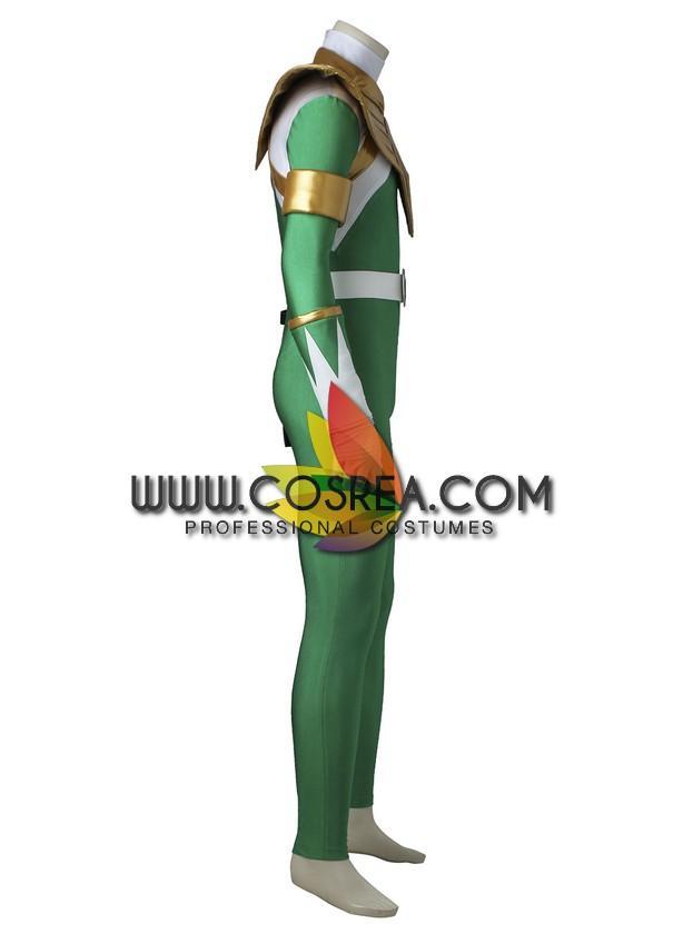 Cosrea P-T Power Rangers Kyoryu Sentai Green Ranger Cosplay Costume