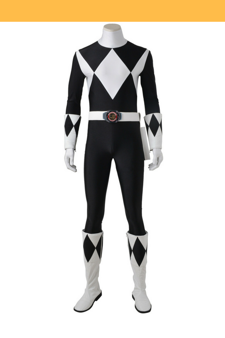 Mighty Morphin Power Rangers Black Ranger Cosplay Costume - Cosrea Cosplay