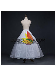 Cosrea Petticoat & Skirt Hoop White 4 Tier Standard Wired Petticoat