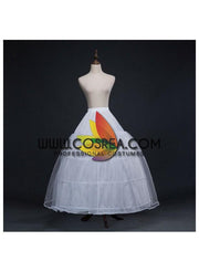 Cosrea Petticoat & Skirt Hoop White 4 Tier Standard Wired Petticoat