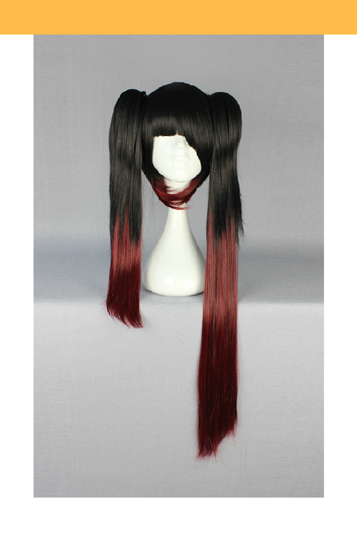 Date A Live Tokisaki Kurumi Black Cosplay Wigs Ponytail