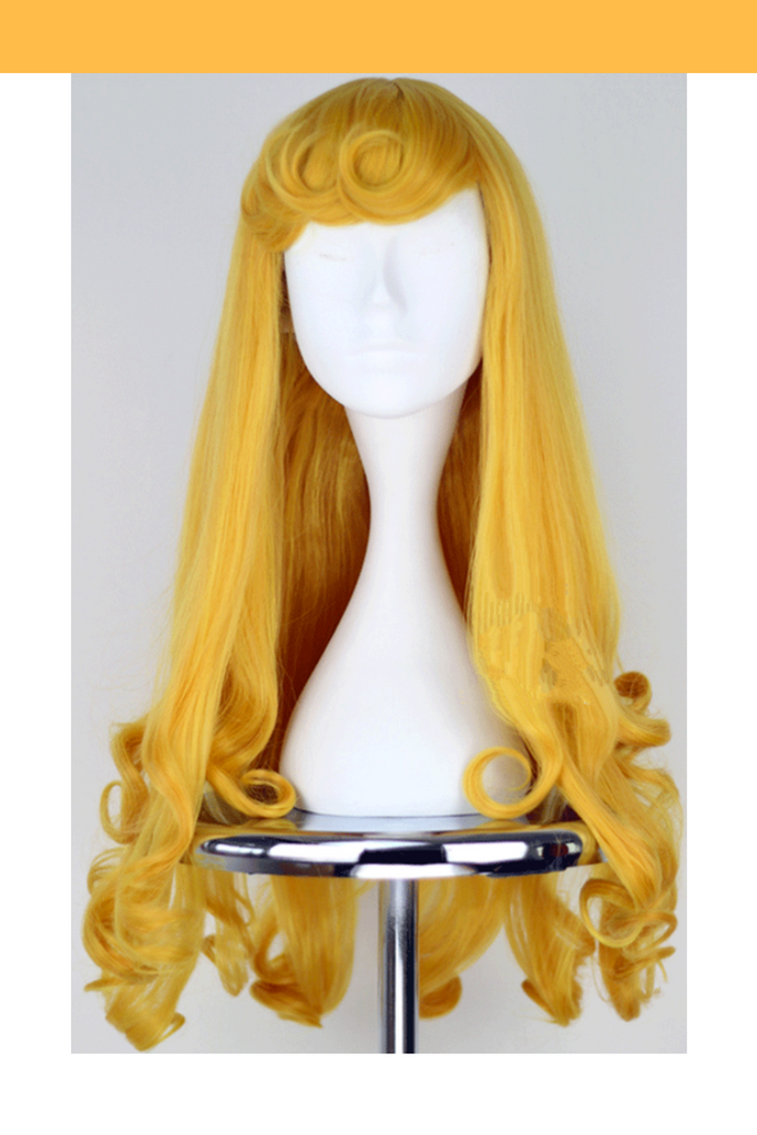 Princess Aurora Sleeping Beauty Extended Length Curl Cosplay Wig